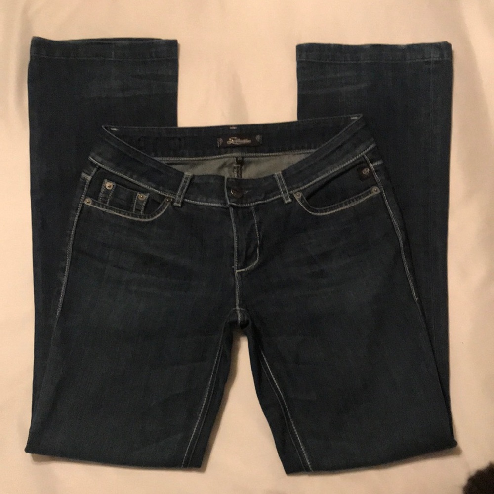 Serfontaine Fox Bootcut Jeans Womens 29 Dark Wash 34 Inseam Stretch